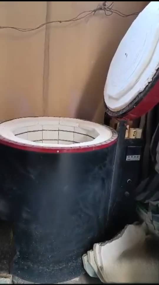 کوره برقی سطلی 230 لیتر 1100 درجه